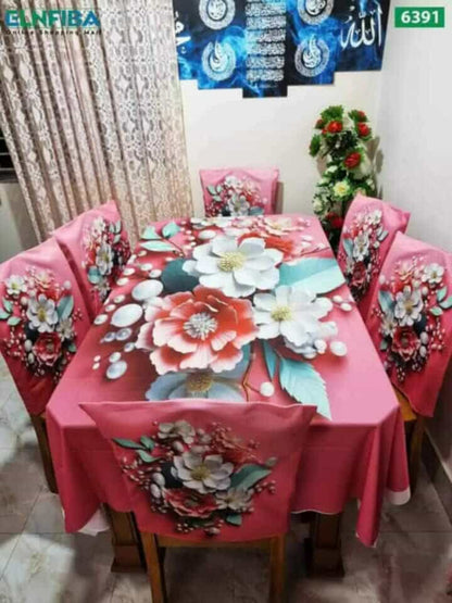 ❤️ 3 D ডাইনিং কভার সেট ❤️