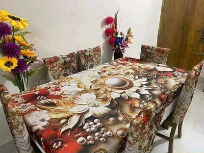 ❤️ 3 D ডাইনিং কভার সেট ❤️