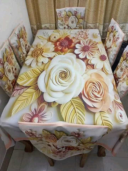 ❤️ 3 D ডাইনিং কভার সেট ❤️