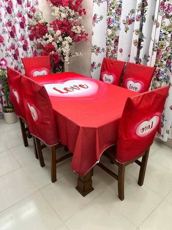 ❤️ 3 D ডাইনিং কভার সেট ❤️