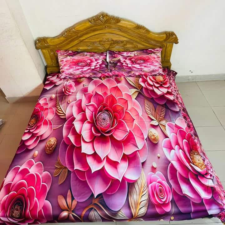❤️ 3 D বিছানার চাদর ❤️