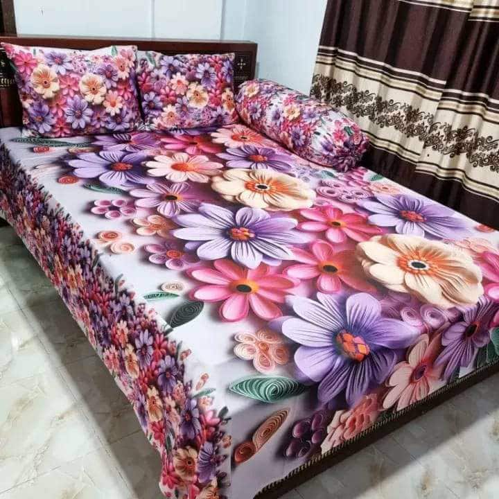 ❤️ 3 D বিছানার চাদর ❤️