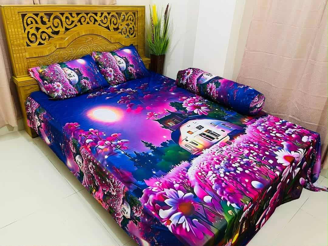 ❤️ 3 D বিছানার চাদর ❤️