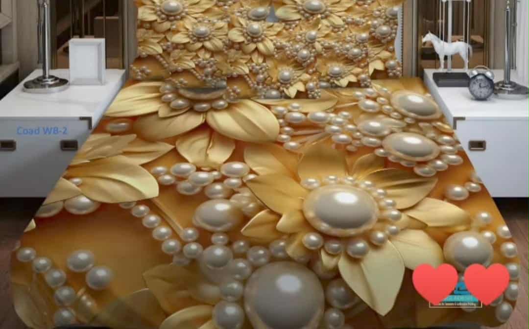 ❤️ 3 D বিছানার চাদর ❤️